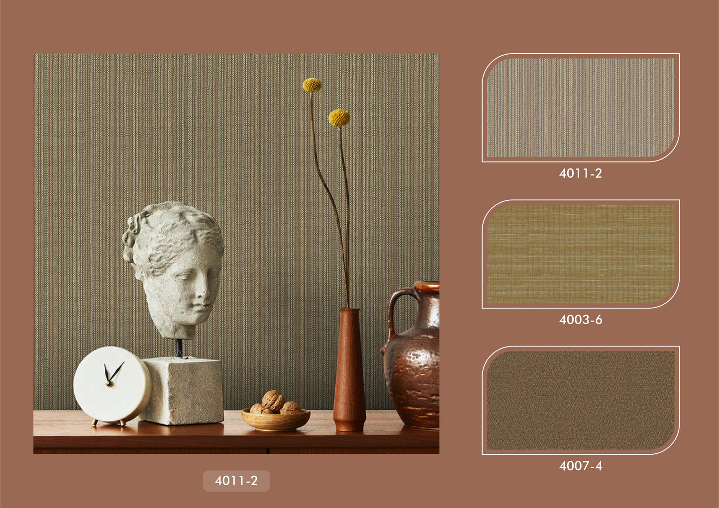 Designer Textured Wallpaper - Roll 10 Meter (Width 21")