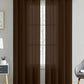 linen sheer brown curtains