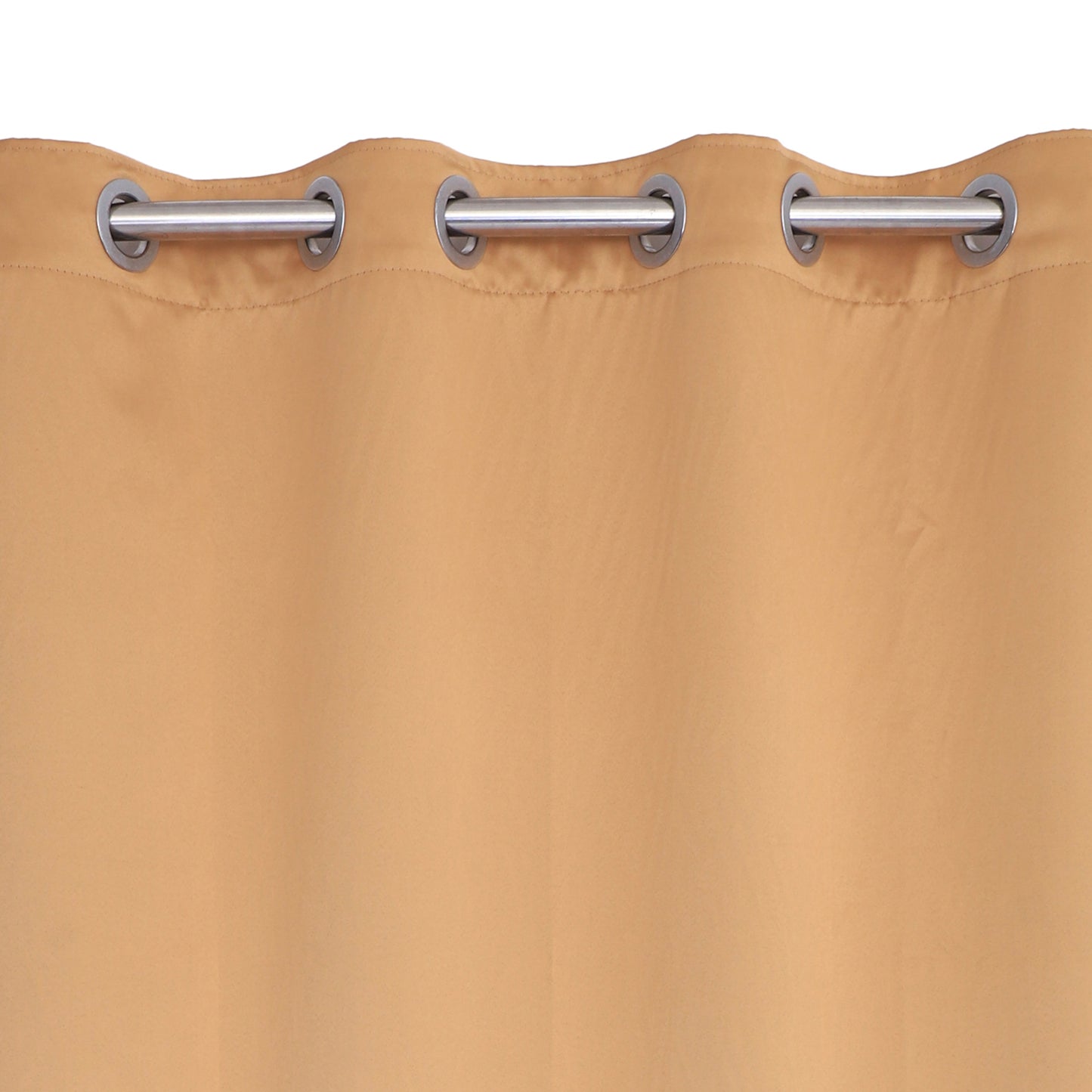 Blackout Plain Gold Curtain