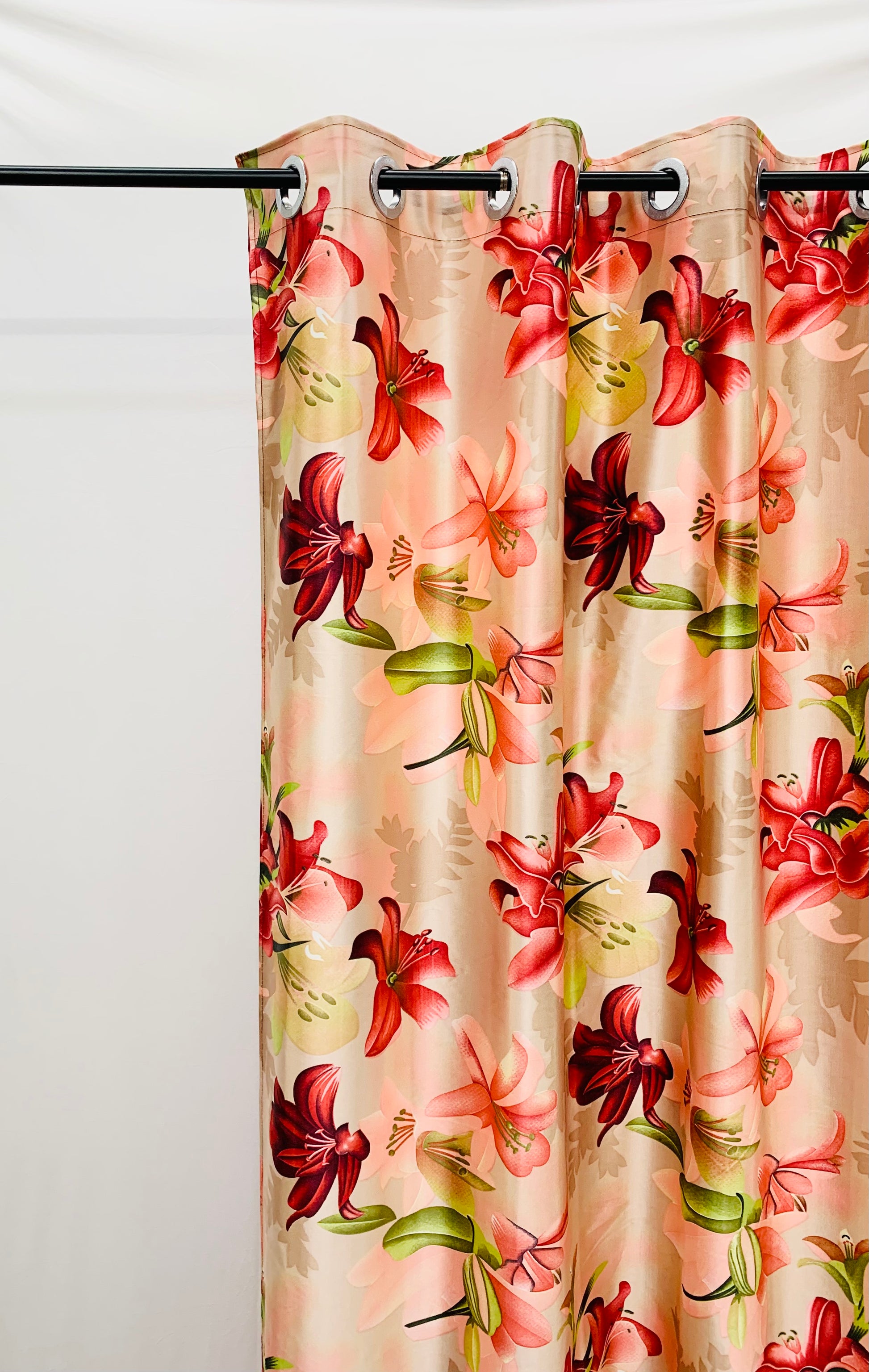 Swiss Orchid Flower Curtain