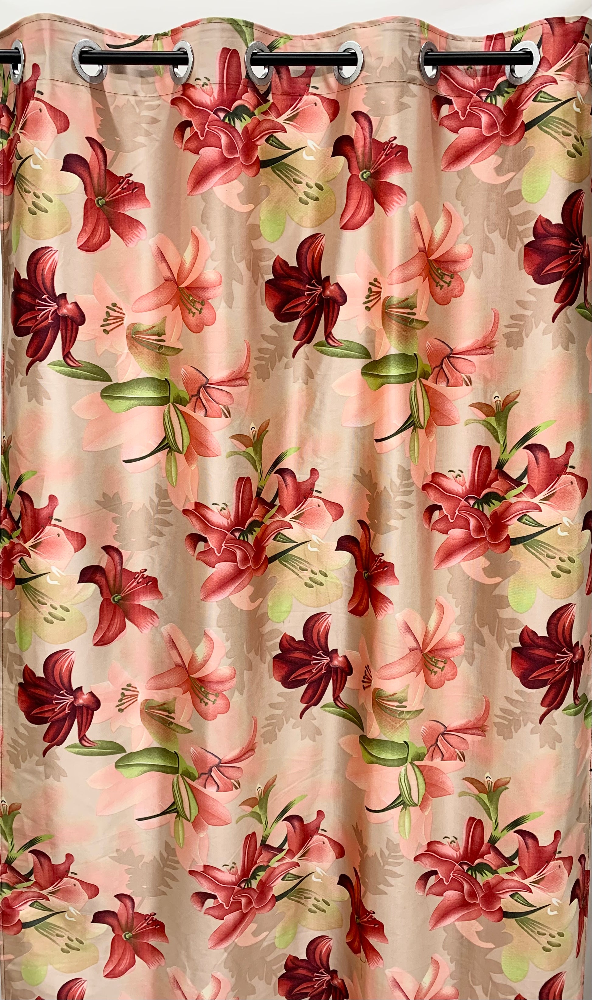 Swiss Orchid Flower Curtain