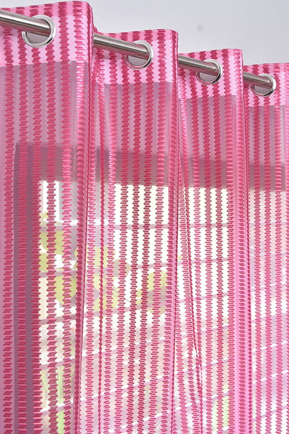 Sheer Net (Tissue) - Pink - PARDEWALE.in