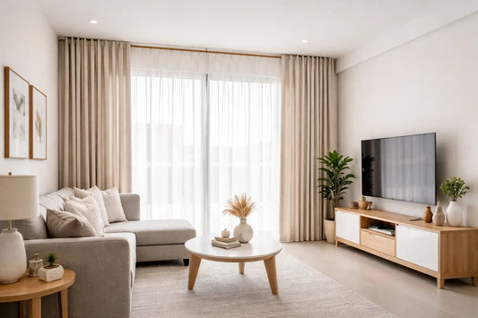 Living Room Curtain Ideas for Small Homes in Surat