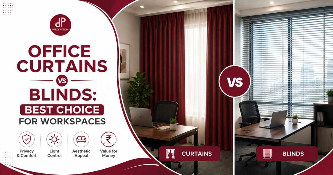 Office Curtains vs Blinds: Best Choice for Workspaces