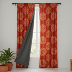 Cotton Light - Bhandani Cirlces - Semi-Blackout Curtains - Pack of 1 Curtain