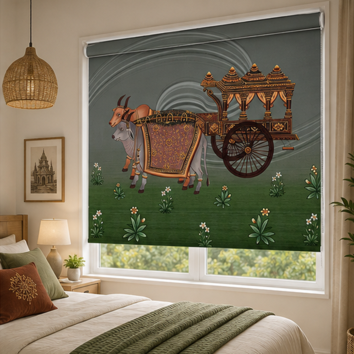 Cultural theme design | Roller & Roman Blinds | Premium Quality Prints
