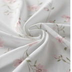 Linen Sheer - Floral patterned Print - Pack Of 1 Curtain