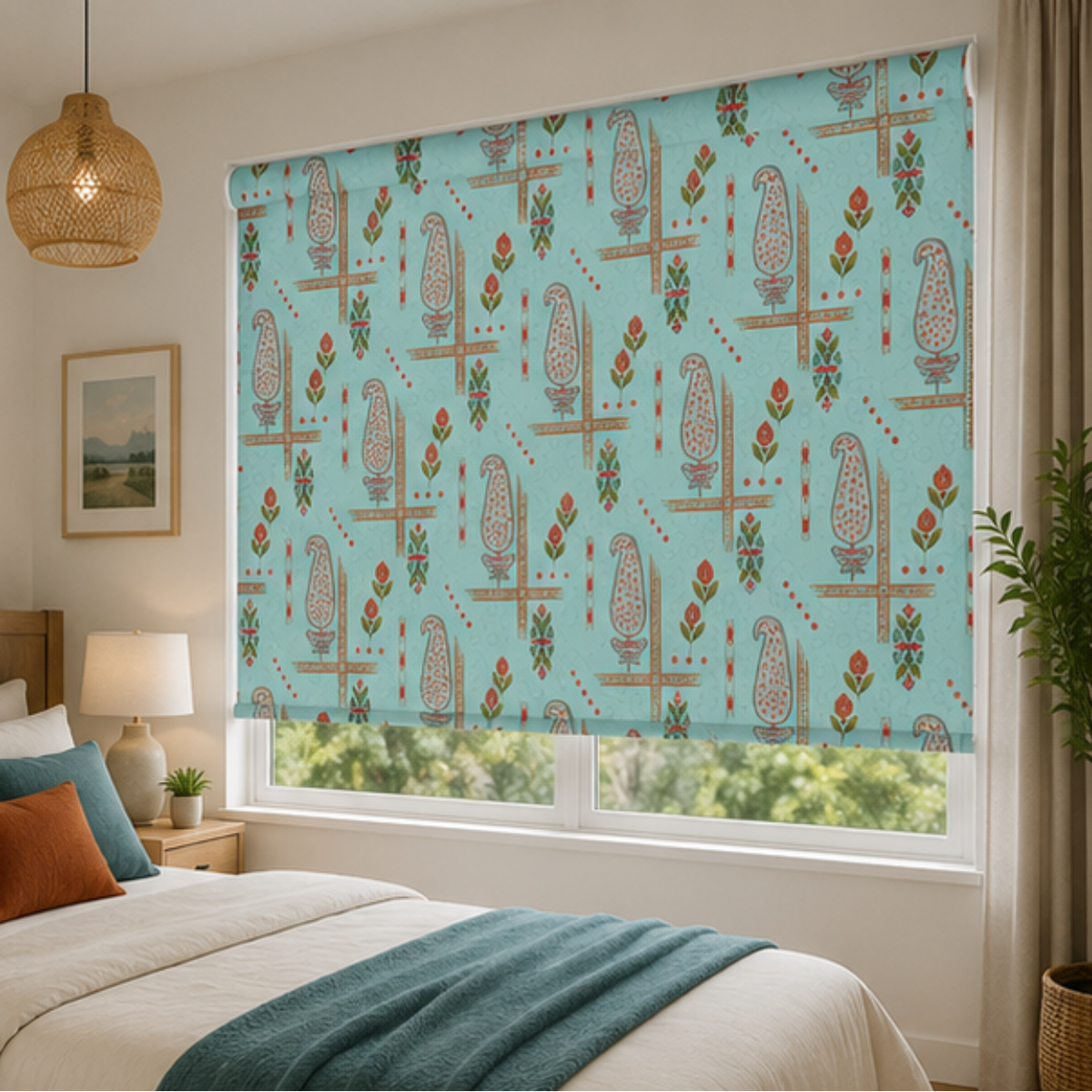 Cultural theme design  | Roller & Roman Blinds | Premium Quality Prints