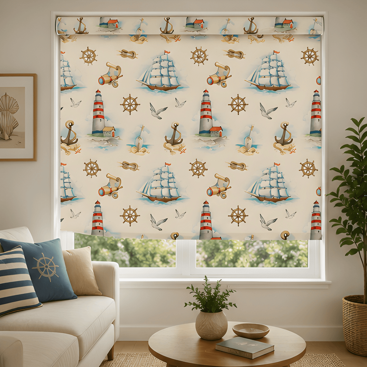 Pirate theme design | Roller & Roman Blinds | Premium Quality Prints