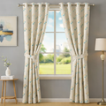 Cotton Heavy - Chrome & Aqua Blus Anchors - Pack of 1 Curtain