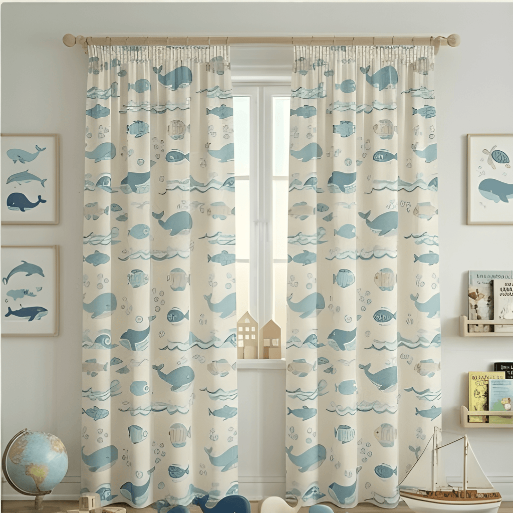 Eye cache Kids design Prints - Pack Of 1 Curtain