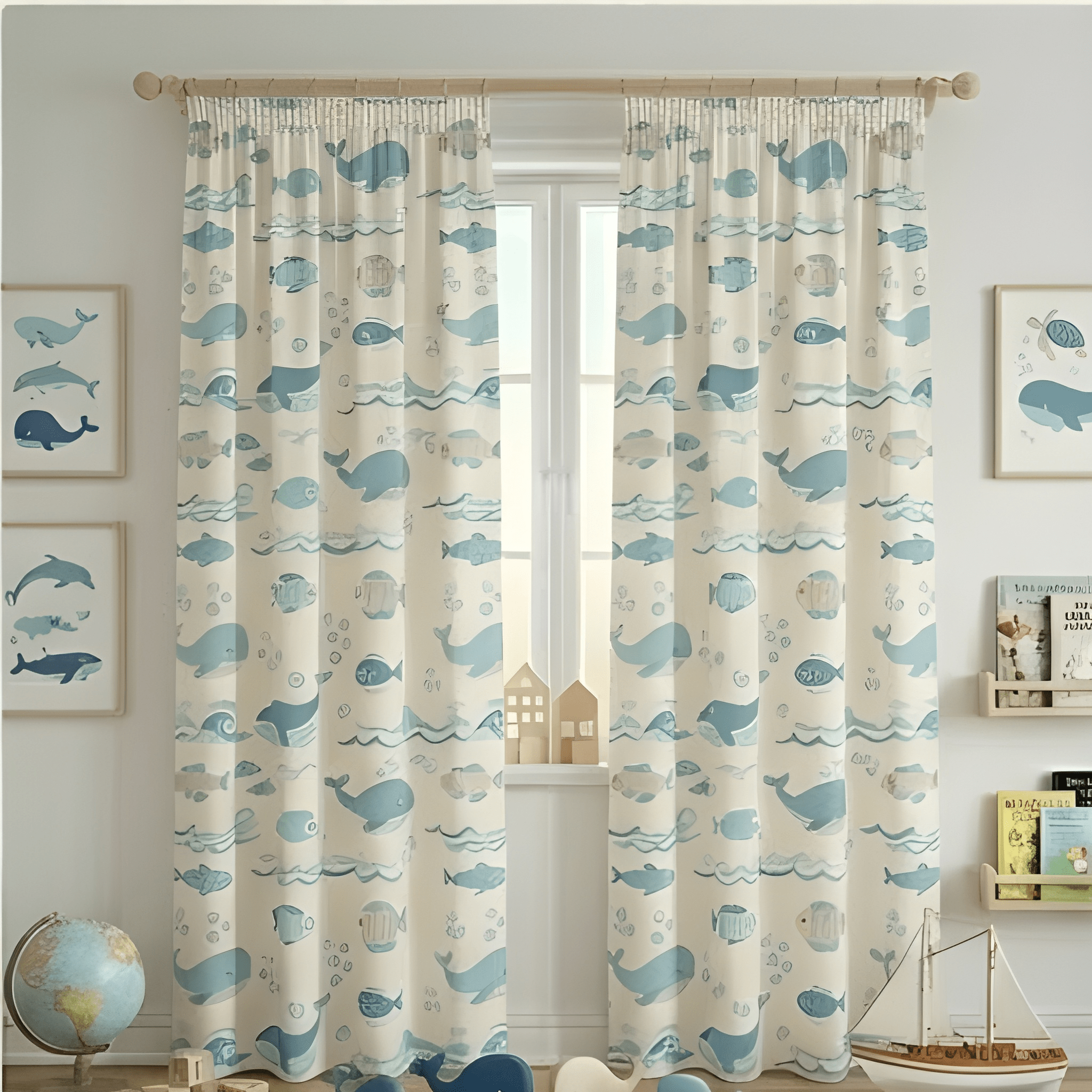 Eye cache Kids design Prints - Pack Of 1 Curtain