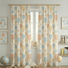 Hot Air Baloon Prints - Bedroom Curtains - Pack Of 1 Curtain