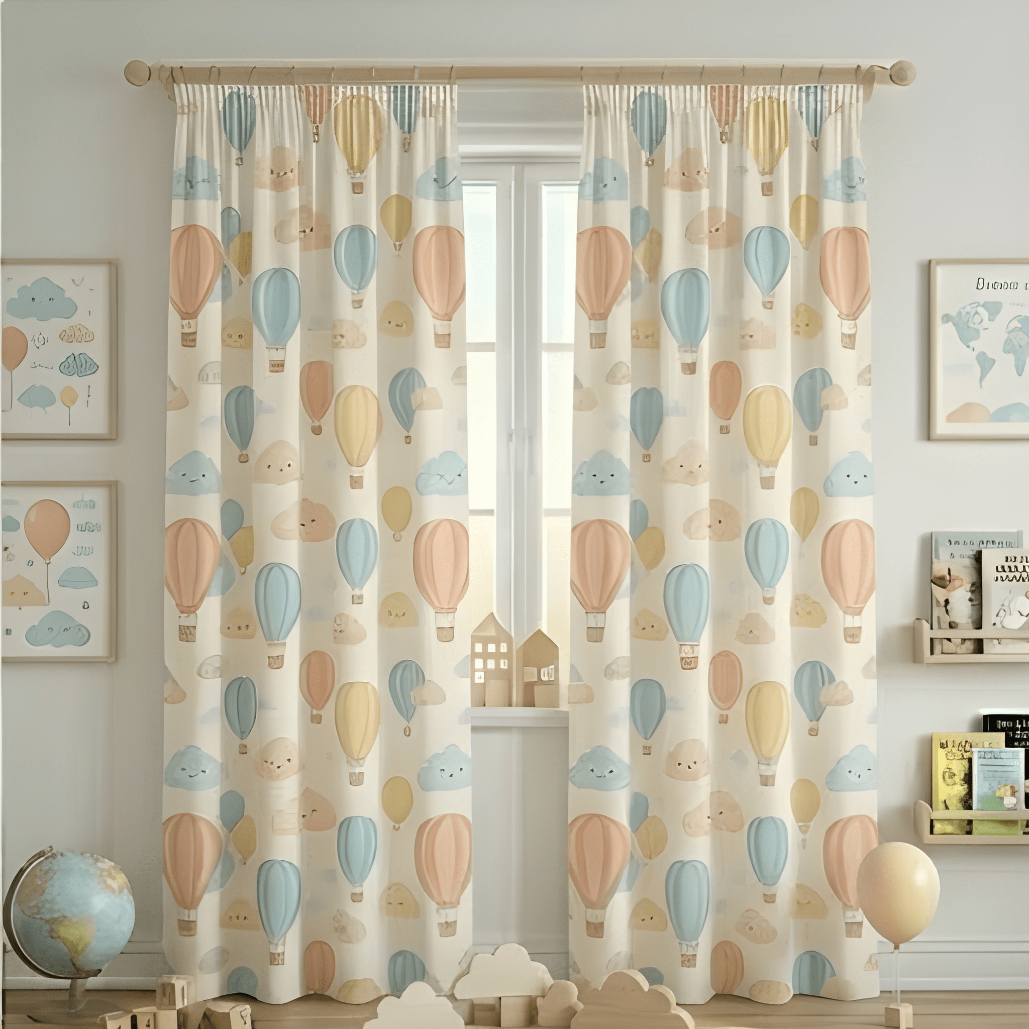 Eye cache Kids design Prints - Pack Of 1 Curtain