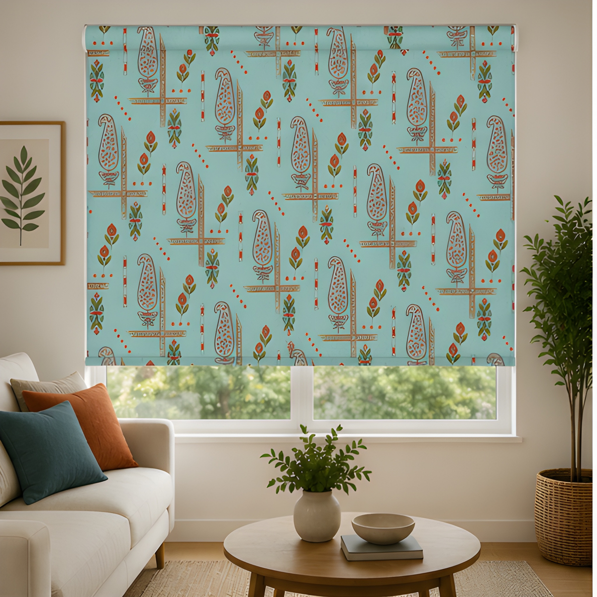 Cultural theme design  | Roller & Roman Blinds | Premium Quality Prints