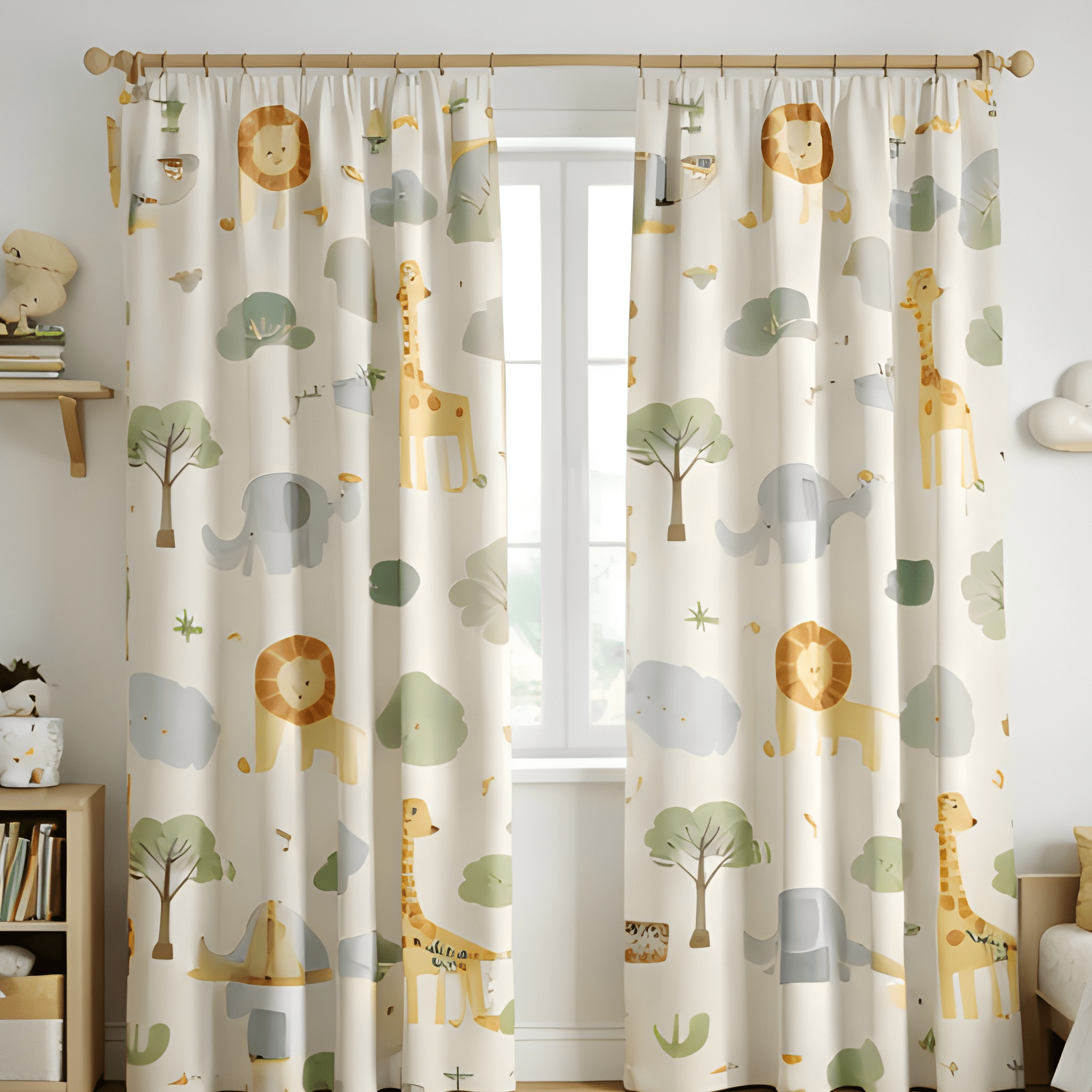 Eye cache Kids design Prints - Pack Of 1 Curtain