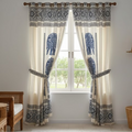 Cotton Light - Room Darkening Elephant Curtains - Pack of 1 Curtain