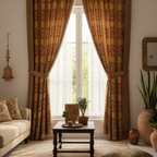 Shop Cotton Light - Room Darkening Floral Curtains Online