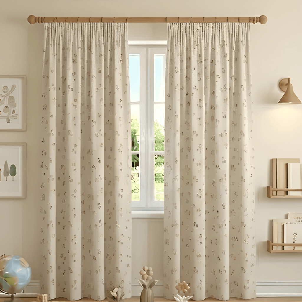 Animated Kids Print Curtain  - Pack Of 1 Curtain