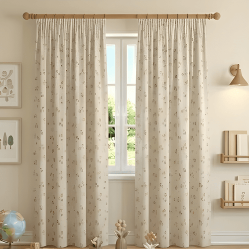 Animated Kids Print Curtain  - Pack Of 1 Curtain