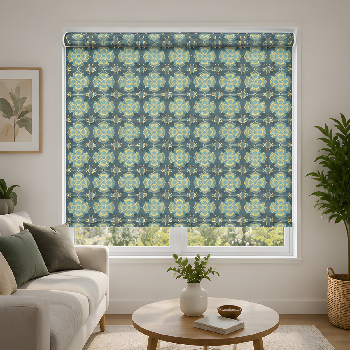 Modern geometric design Blinds | Roller & Roman Blinds | Premium Quality Prints