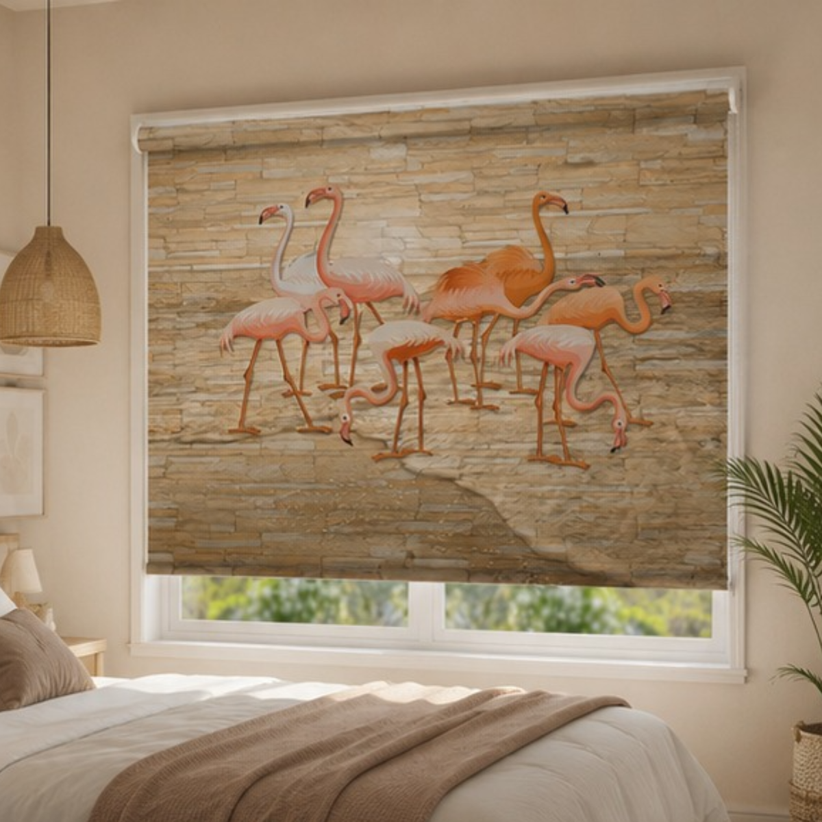 Sea Crane Blind Design | Roller & Roman Blinds | Premium Quality Prints