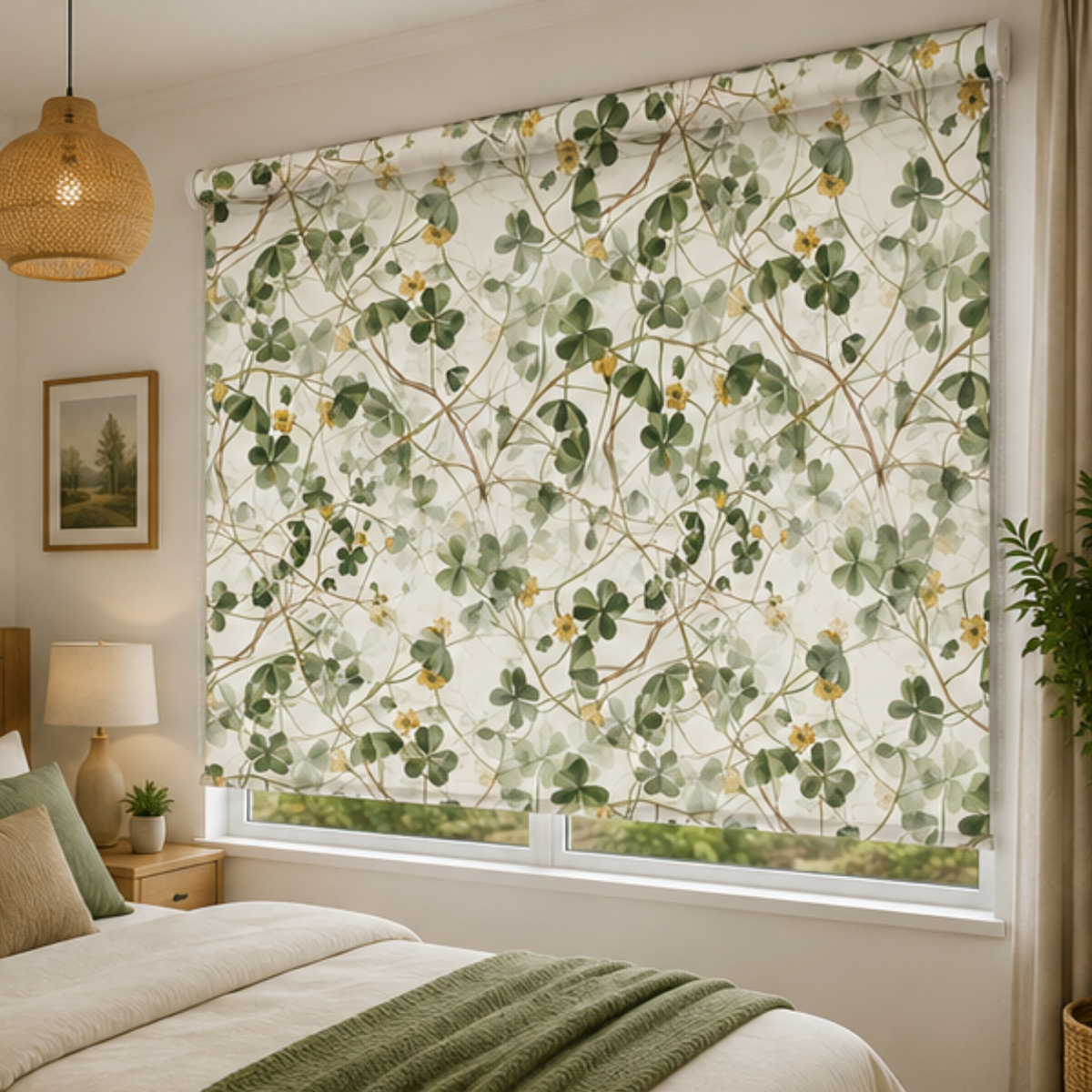 Aesthetic garden theme | Roller & Roman Blinds | Premium Quality Prints
