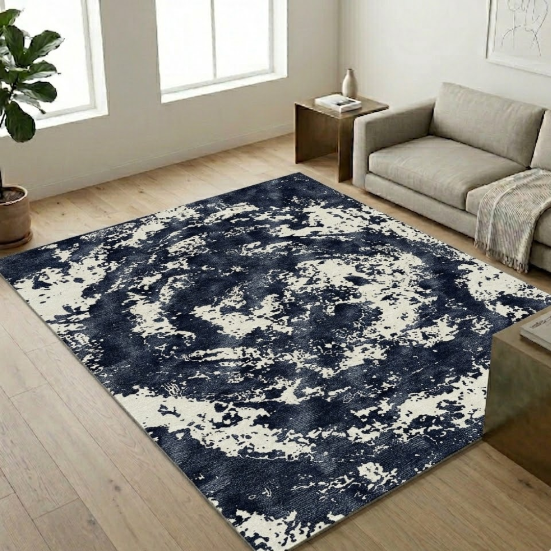 Galaxy theme rug design - Rectangle - Premium Wool Carpet