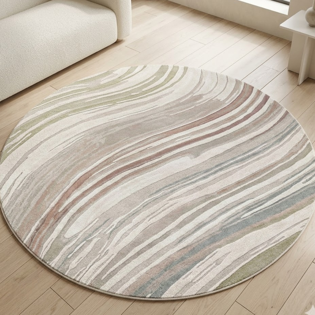 Jupiter theme rug design - Circle - Premium Wool Carpet