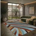 Beautiful mixed color design - Rectangle - Premium Wool Carpet
