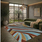 Beautiful mixed color design - Rectangle - Premium Wool Carpet