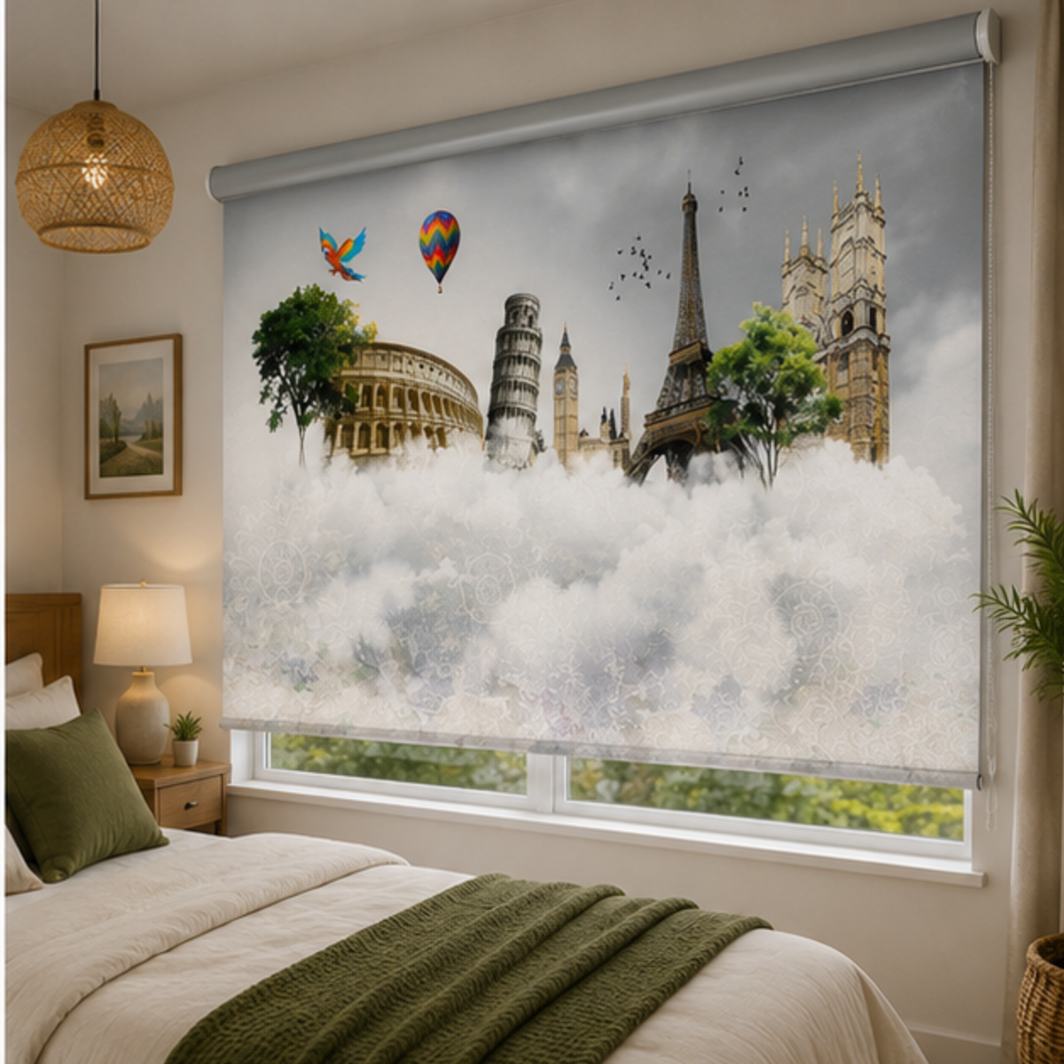 Aesthetic monument theme design | Roller & Roman Blinds | Premium Quality Prints