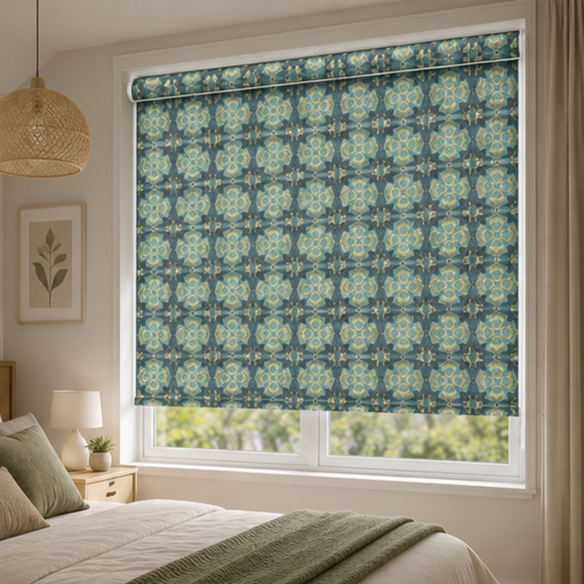 Modern geometric design Blinds | Roller & Roman Blinds | Premium Quality Prints