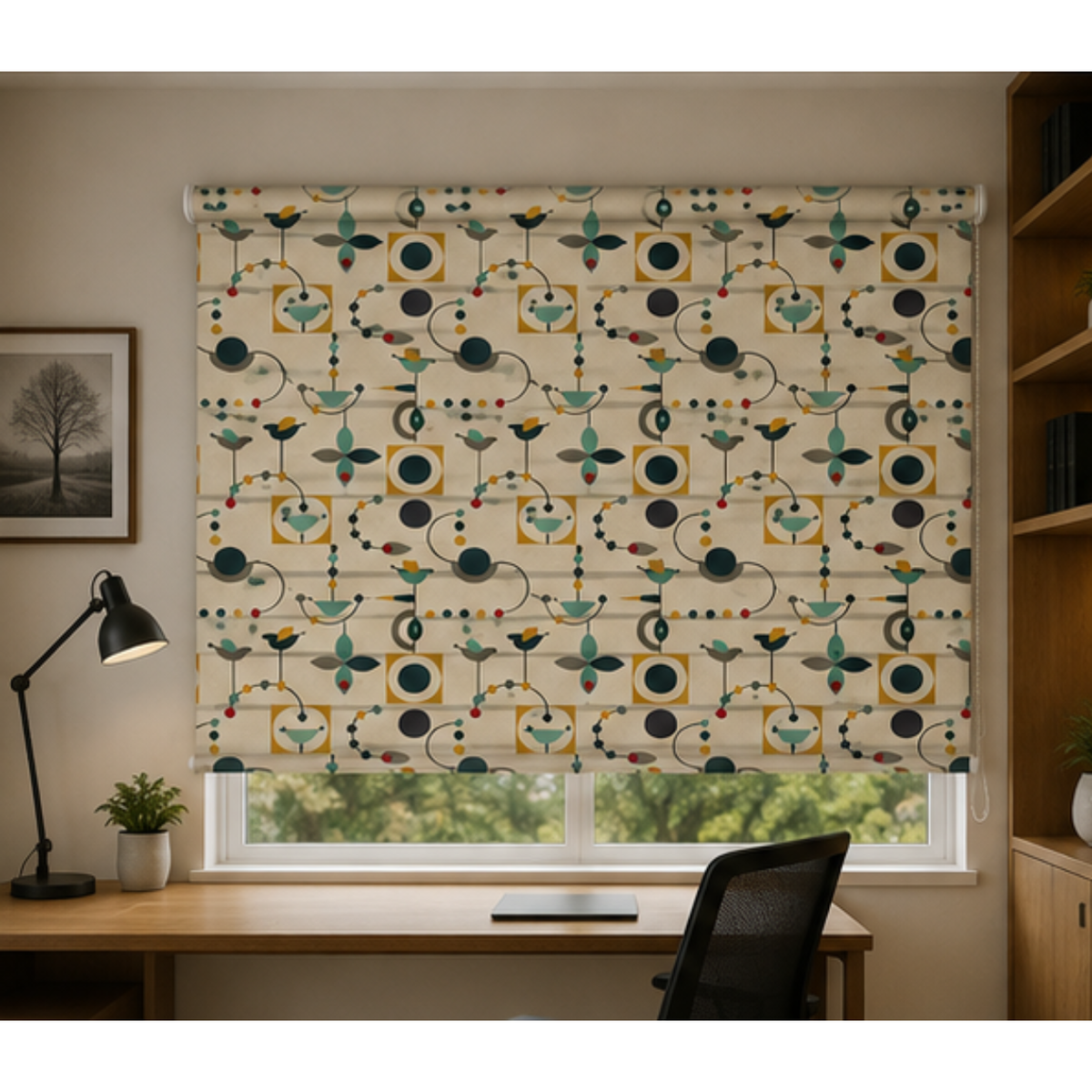 Aesthetic modern home design | Roller & Roman Blinds | Premium Quality Prints