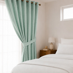 Textured Curtain - Light Pista Green - Pack of 1