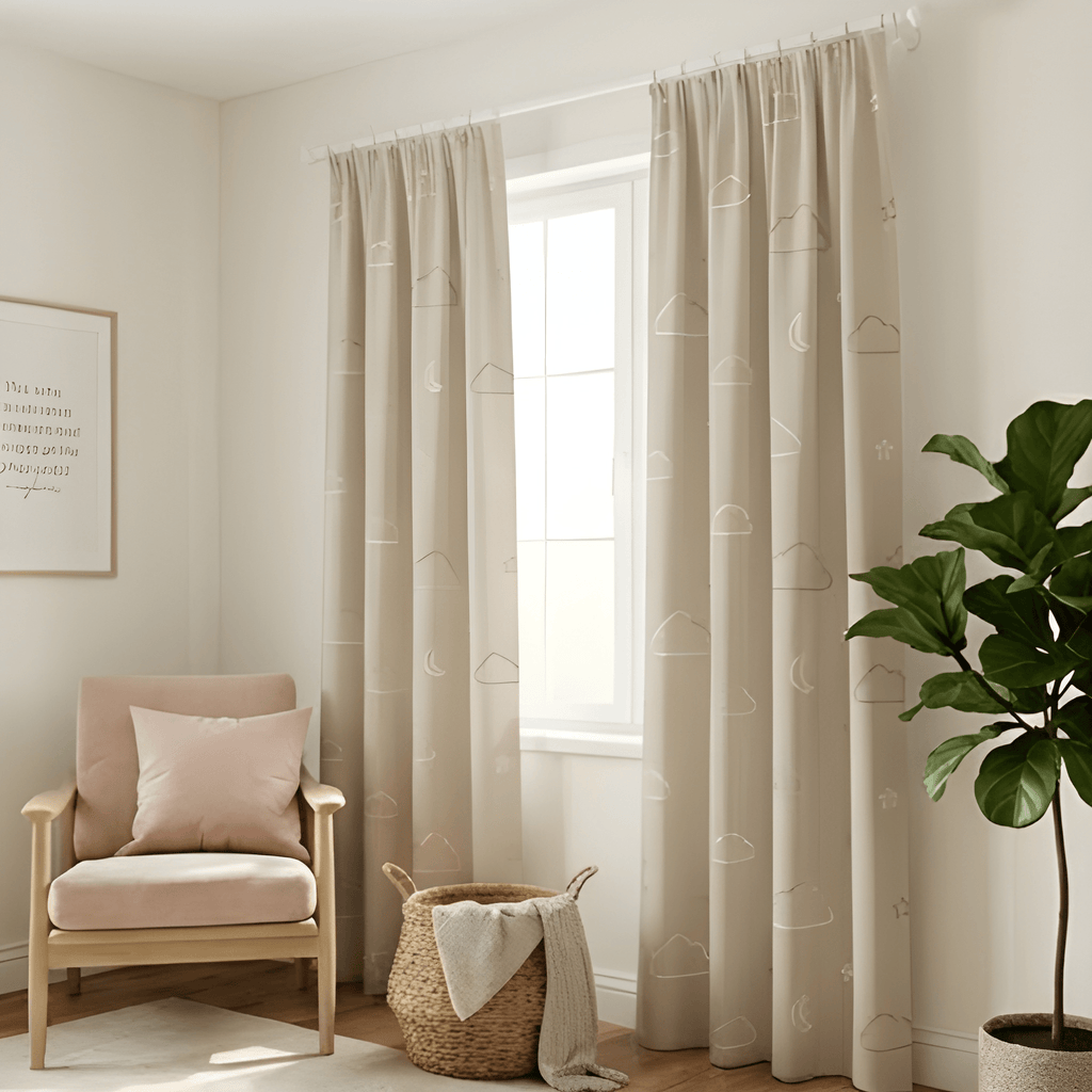 Eye cache Kids design Prints - Pack Of 1 Curtain