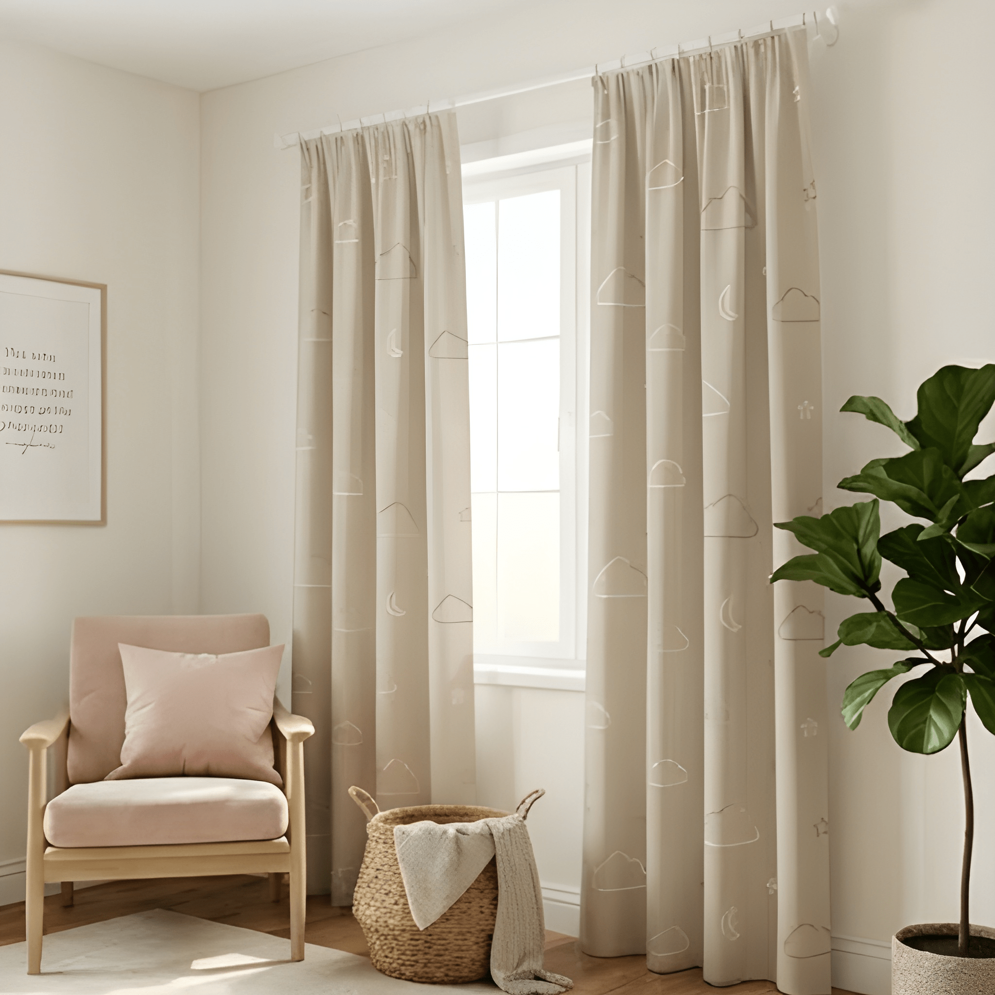 Eye cache Kids design Prints - Pack Of 1 Curtain