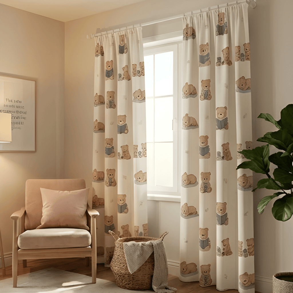 Eye cache Kids design Prints - Pack Of 1 Curtain
