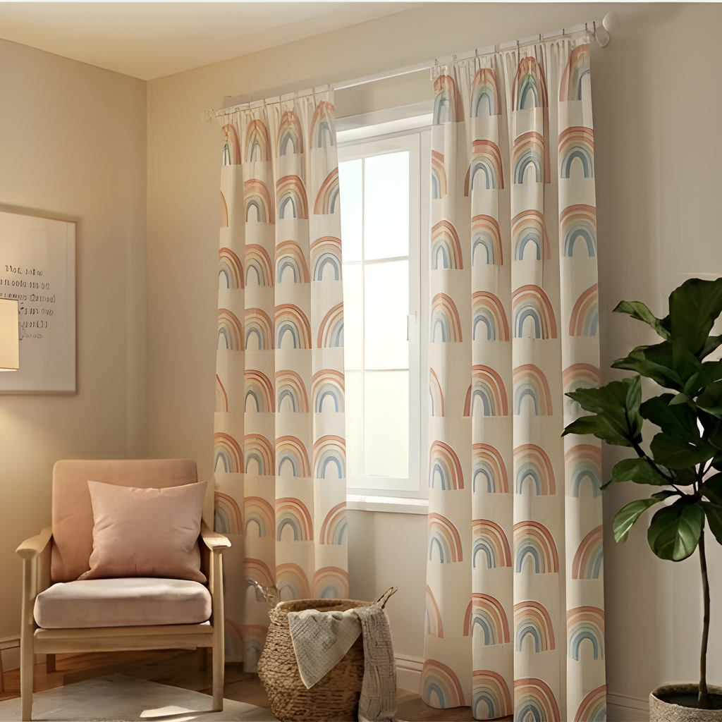 Eye cache Kids design Prints - Pack Of 1 Curtain