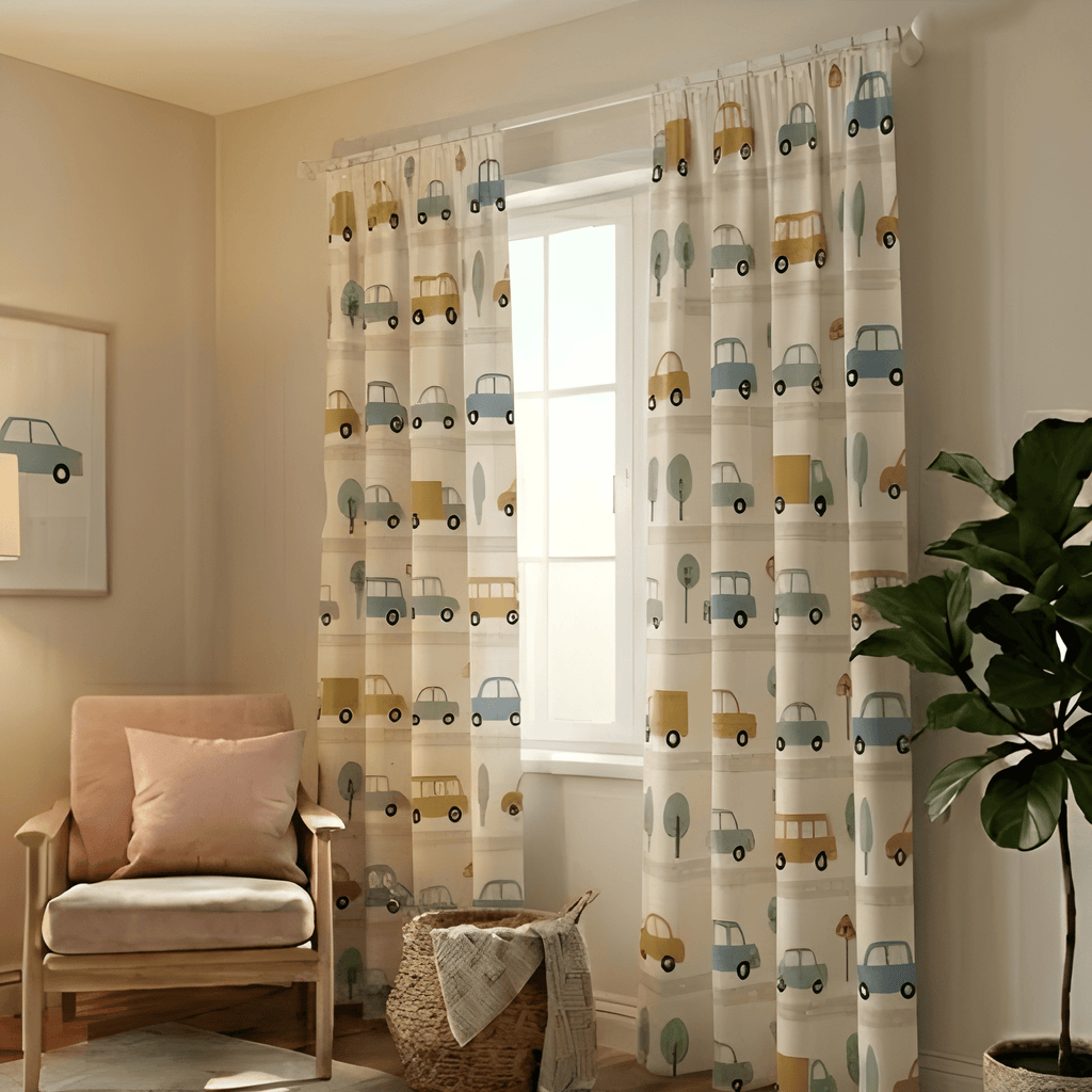 Eye cache Kids design Prints - Pack Of 1 Curtain