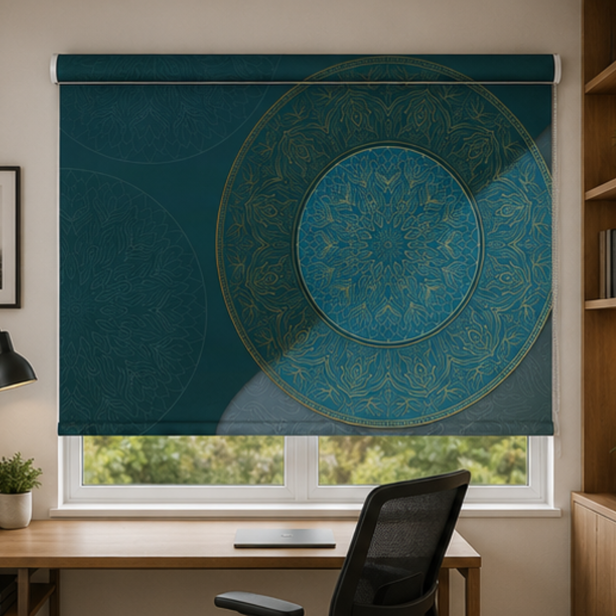 Geometric design for modern homes  | Roller & Roman Blinds | Premium Quality Prints