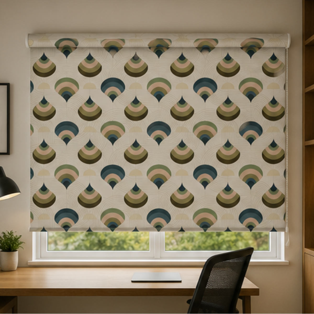 Modern geometric design | Roller & Roman Blinds | Premium Quality Prints