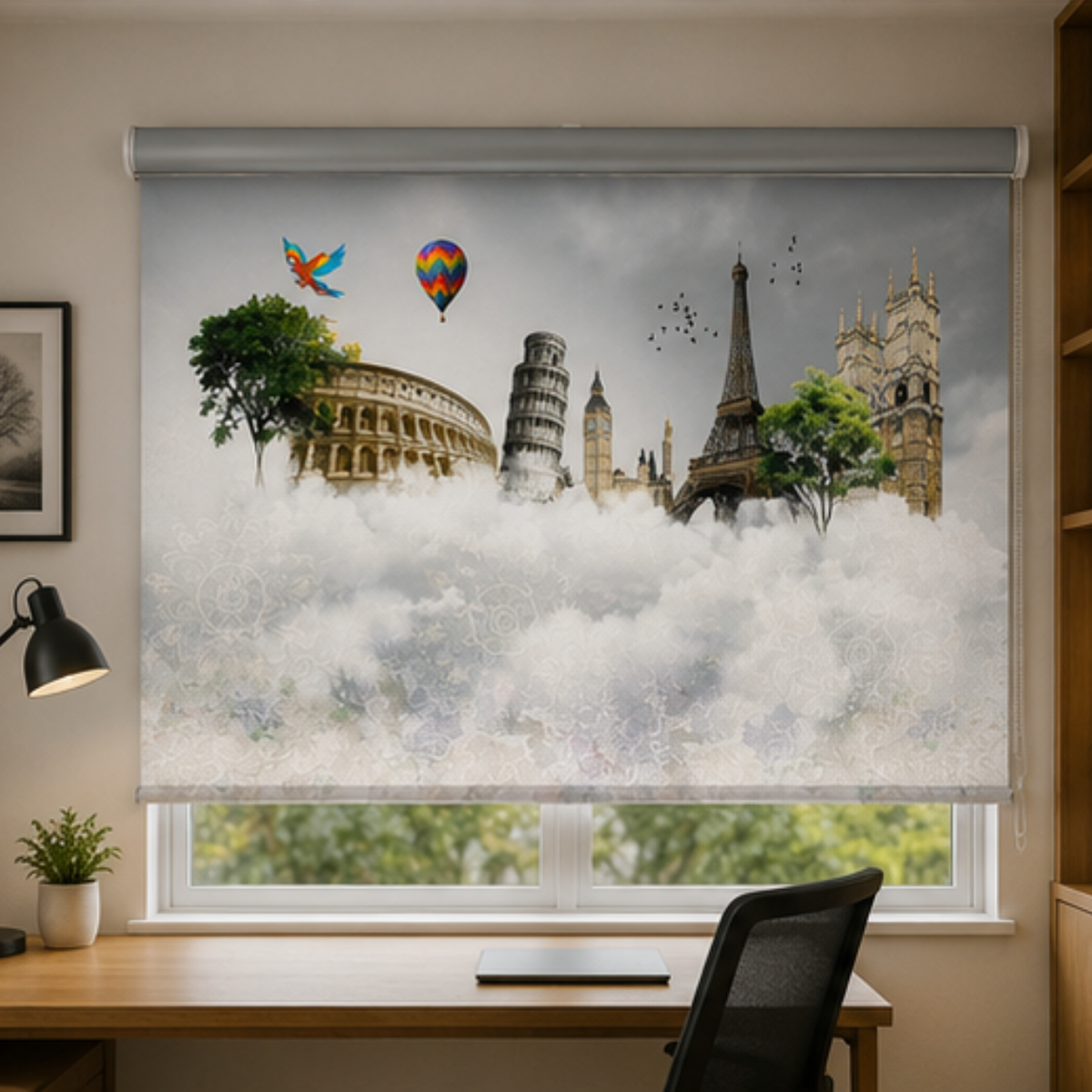Aesthetic monument theme design | Roller & Roman Blinds | Premium Quality Prints