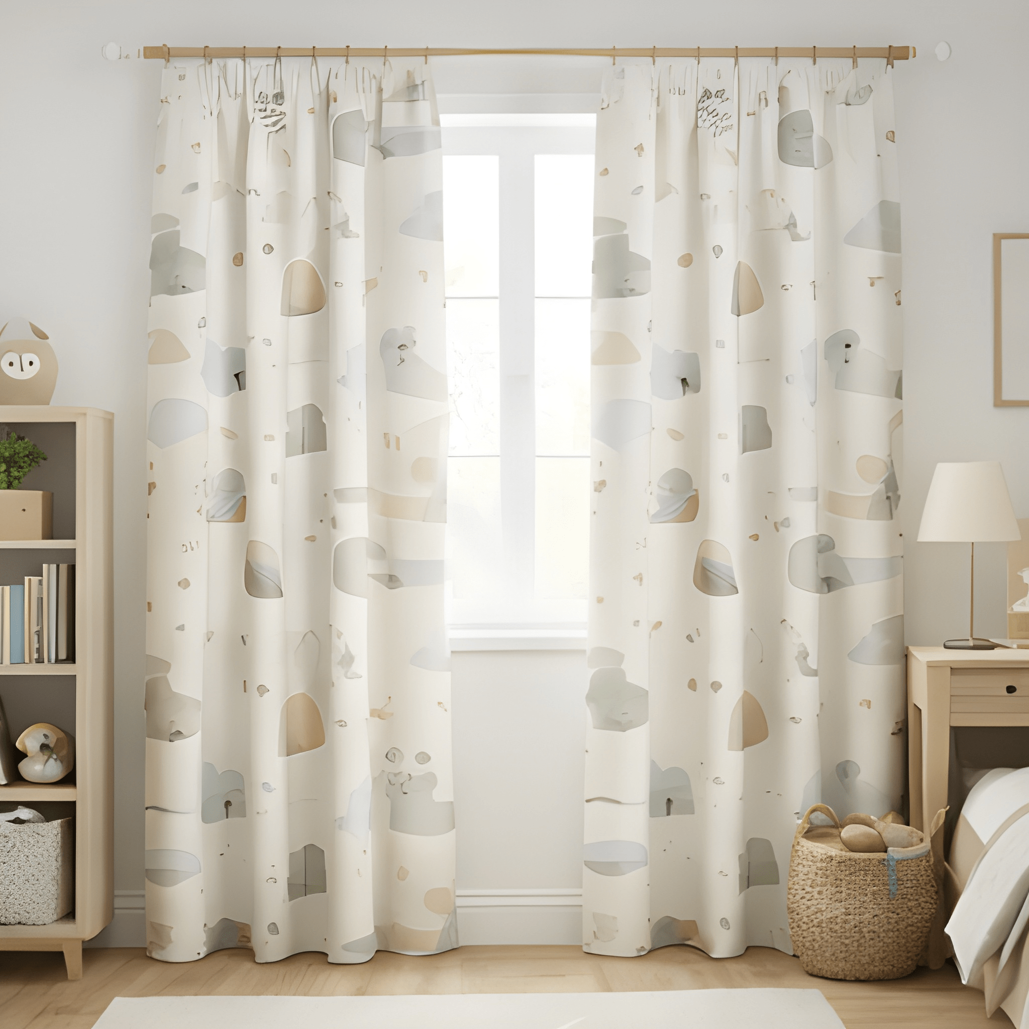 Eye cache Kids design Prints - Pack Of 1 Curtain