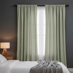 Cotton Light Curtains - Sage Green  - Pack of 1