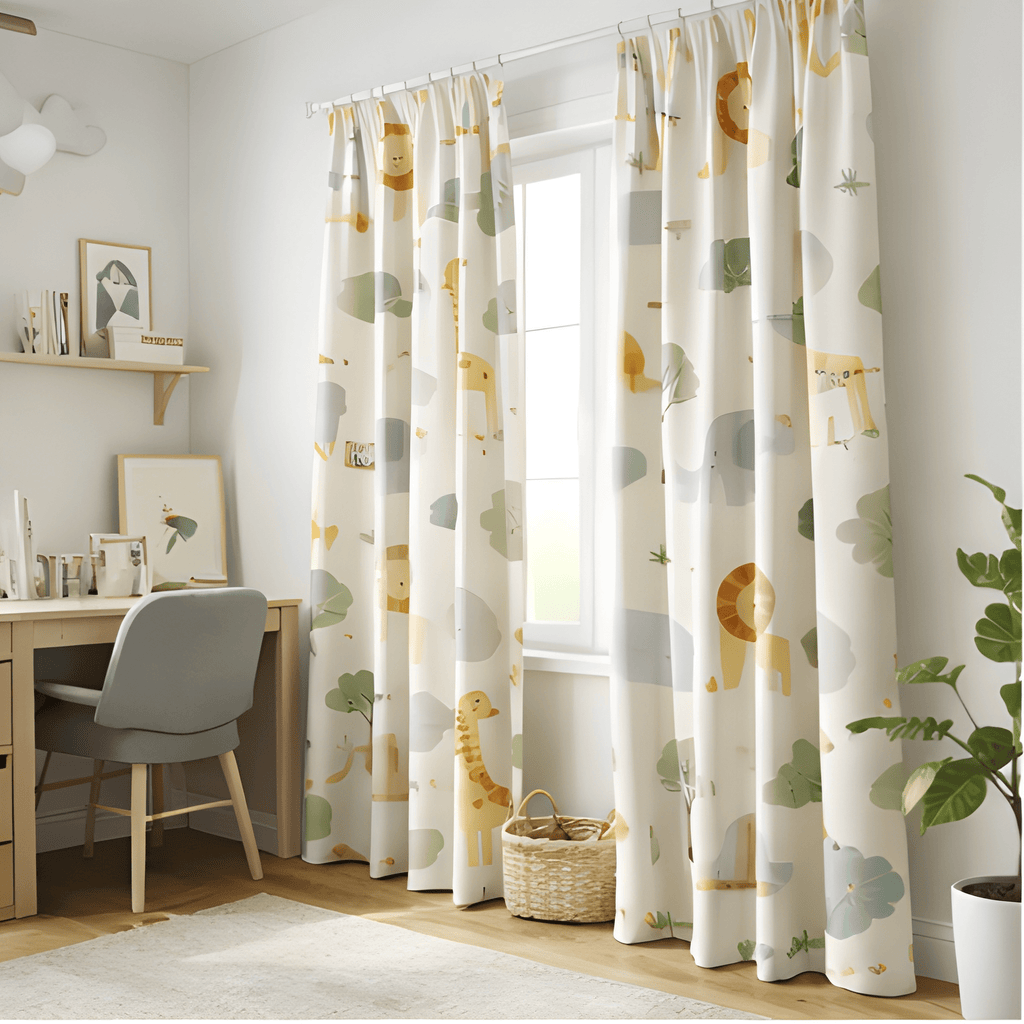 Eye cache Kids design Prints - Pack Of 1 Curtain