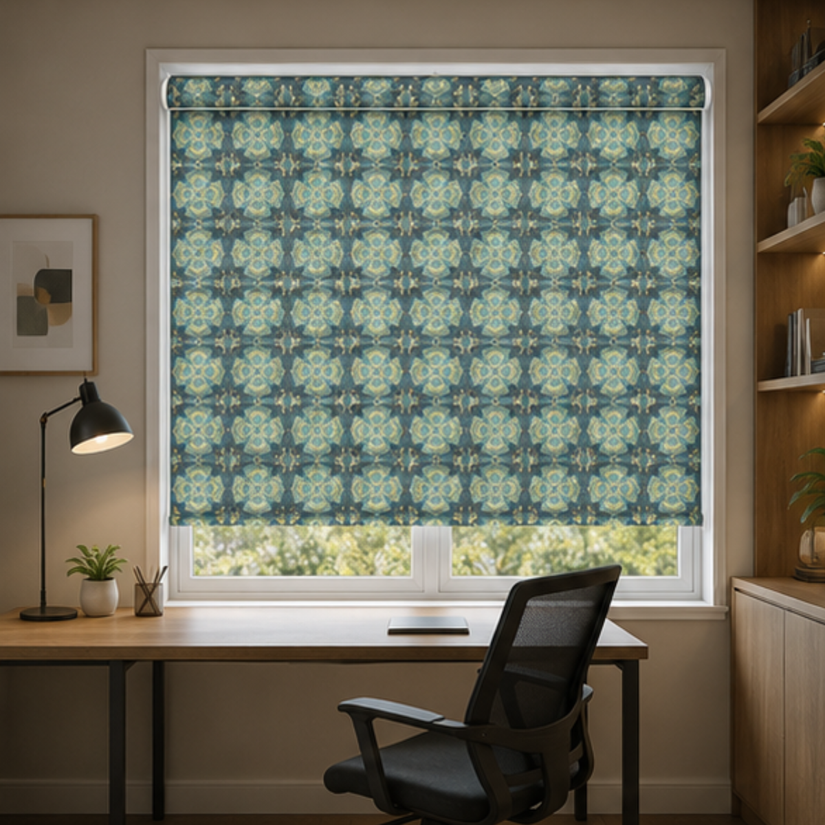 Modern geometric design Blinds | Roller & Roman Blinds | Premium Quality Prints