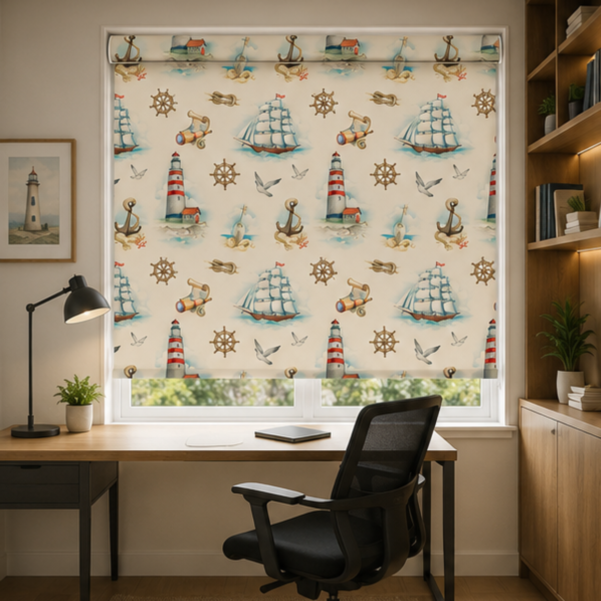 Pirate theme design | Roller & Roman Blinds | Premium Quality Prints