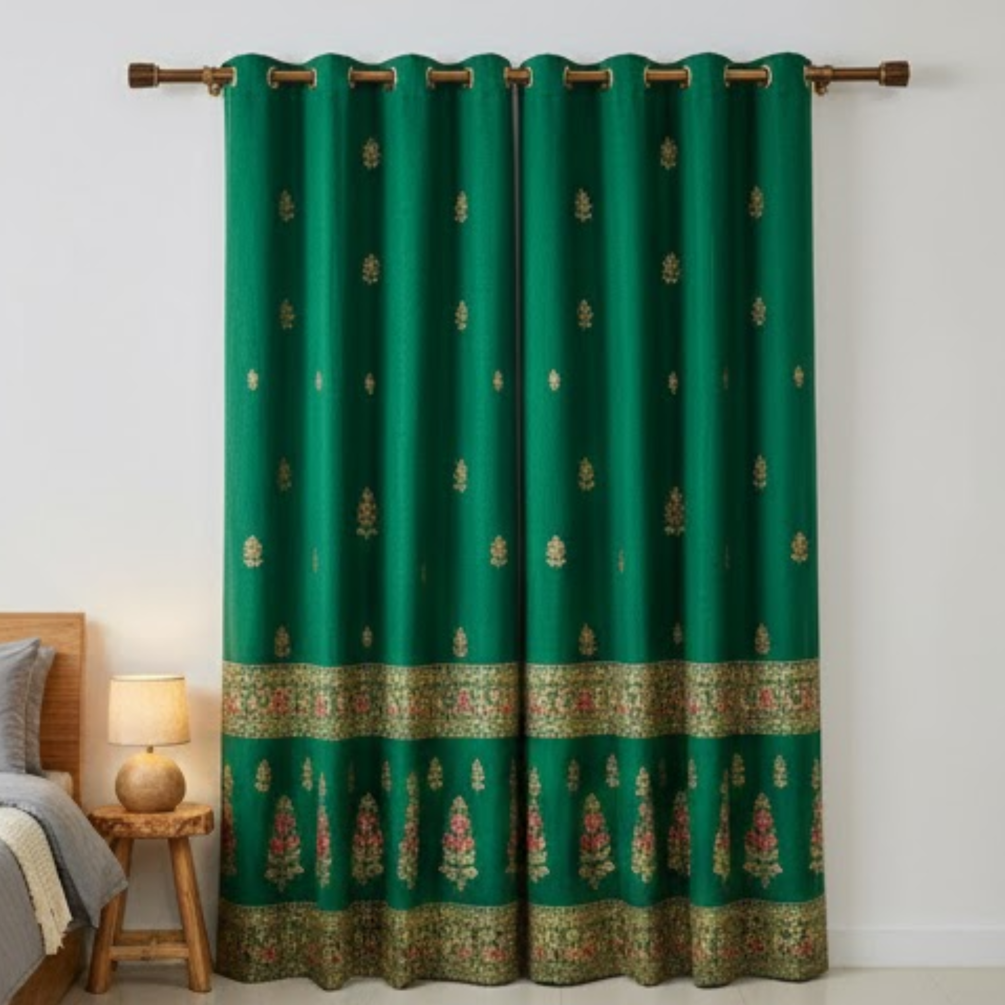 Buy Green Curtain For Your Room