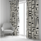 Shop white patterned designer curtains online in India